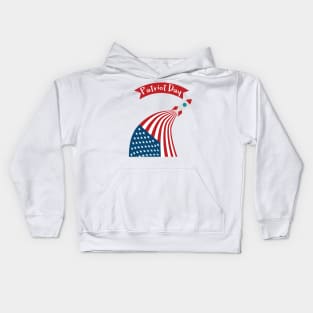 Patriot Day - September 11 - Send the best Wish to those who suffered Kids Hoodie